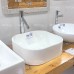 Chậu Rửa Lavabo Đặt Bàn CAESAR LF5256 Nắp Sứ Chậu Rửa Lavabo