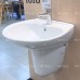 Chậu Lavabo TOTO LHT300CR Treo Tường Chân Ngắn Chậu Rửa Lavabo