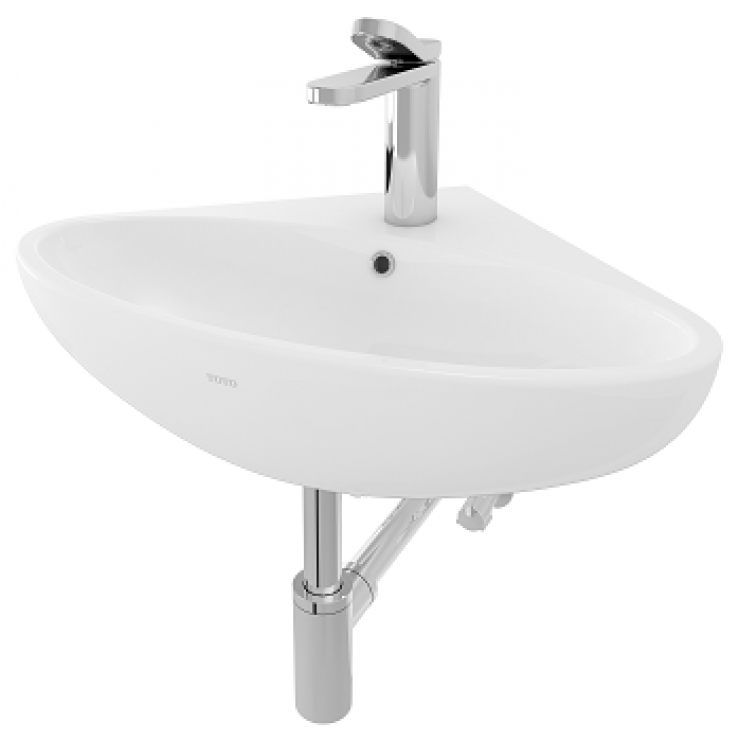 Chậu Lavabo TOTO LW815CJW/F Góc Treo Tường