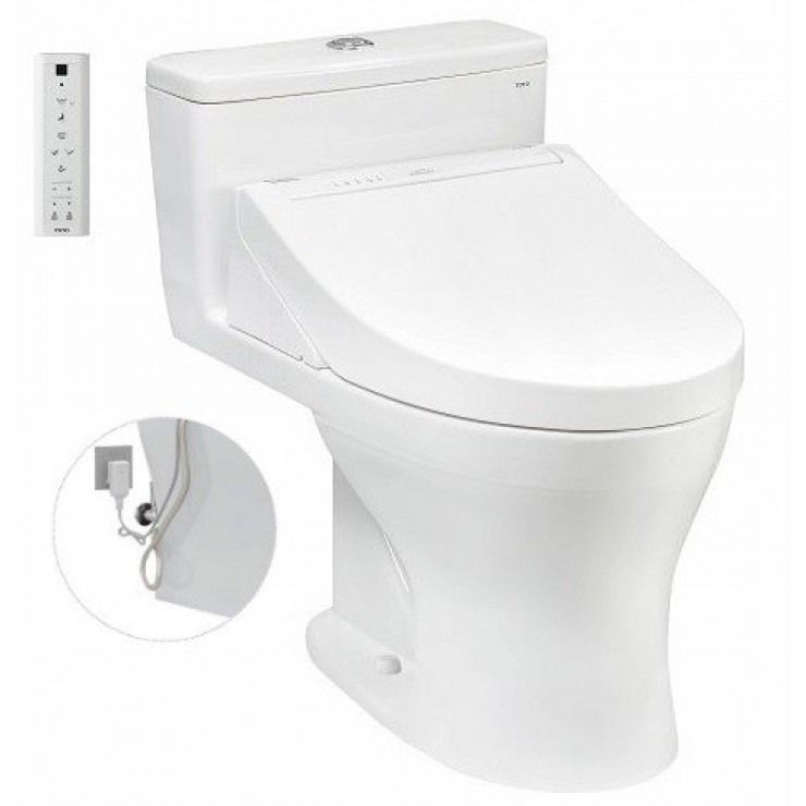 Bồn Cầu Điện Tử TOTO MS855DW14 Nắp Rửa Washlet