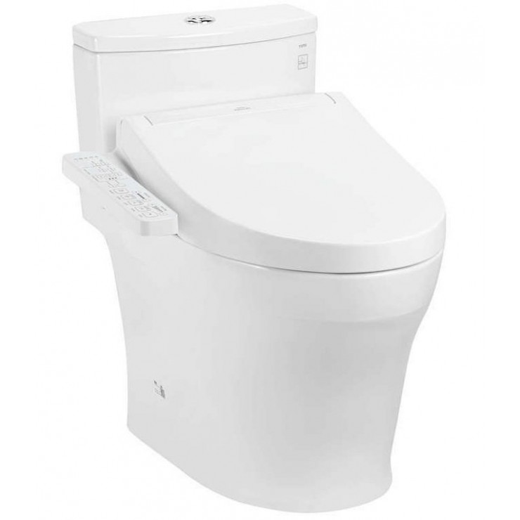 Bồn Cầu Điện Tử TOTO MS885CDW17 Nắp Rửa Washlet TCF23460AAA C2 Giấu Dây