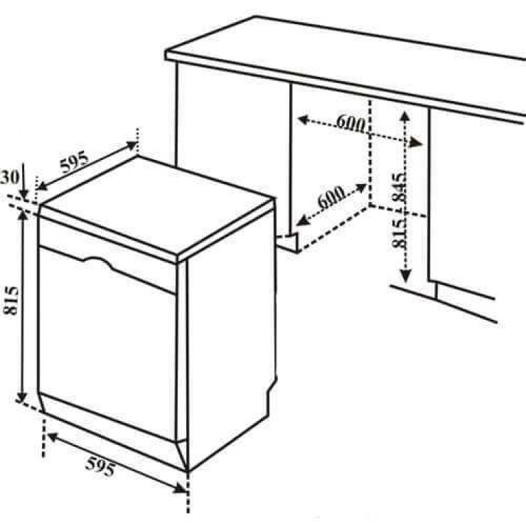 Máy Rửa Chén Bosch SMS46NI05E Độc Lập Serie 4