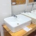 Chậu rửa mặt lavabo Viglacera V72 đặt bàn đá nhỏ - Tuấn Đức