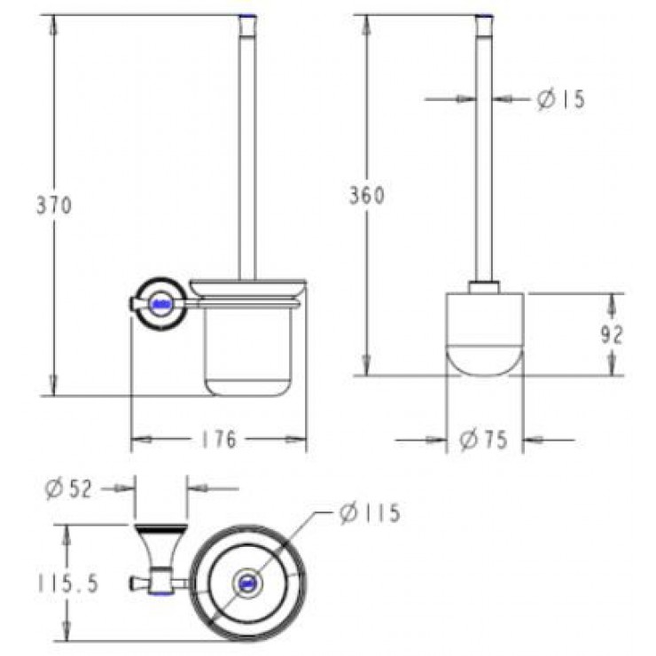 Cọ Vệ Sinh American Standard WF-0286 Heritage