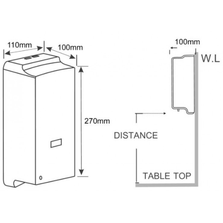 Hộp Đựng Xà Phòng American Standard WF-8006 Cảm Ứng Pin