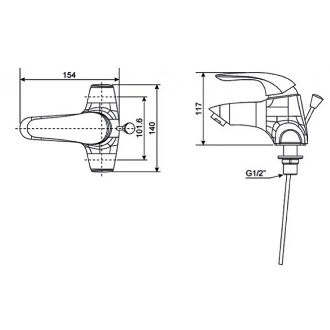 Vòi Lavabo American Standard Saga WF-1502 (WF1502) Nóng Lạnh