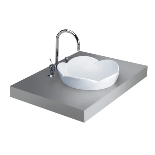 Chậu rửa mặt lavabo COTTO C0001 dương bàn đá - Tuấn Đức