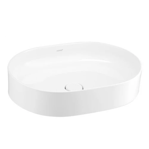 Chậu rửa mặt lavabo COTTO C003437 đặt bàn 550 x 405 x 168 mm- Tuấn Đức