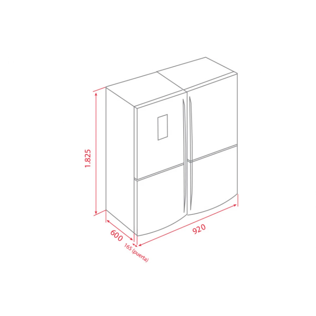 Tủ Lạnh Teka NFE4 900 X 113430001 4 Cánh Tủ Lạnh