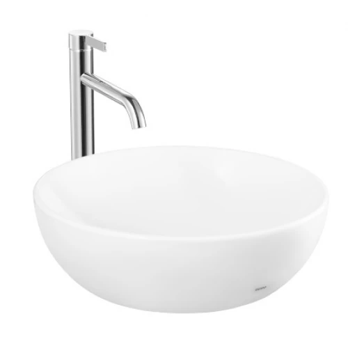 Chậu rửa mặt lavabo TOTO LT1706 đặt trên bàn đá 400 x 400 mm- Tuấn Đức