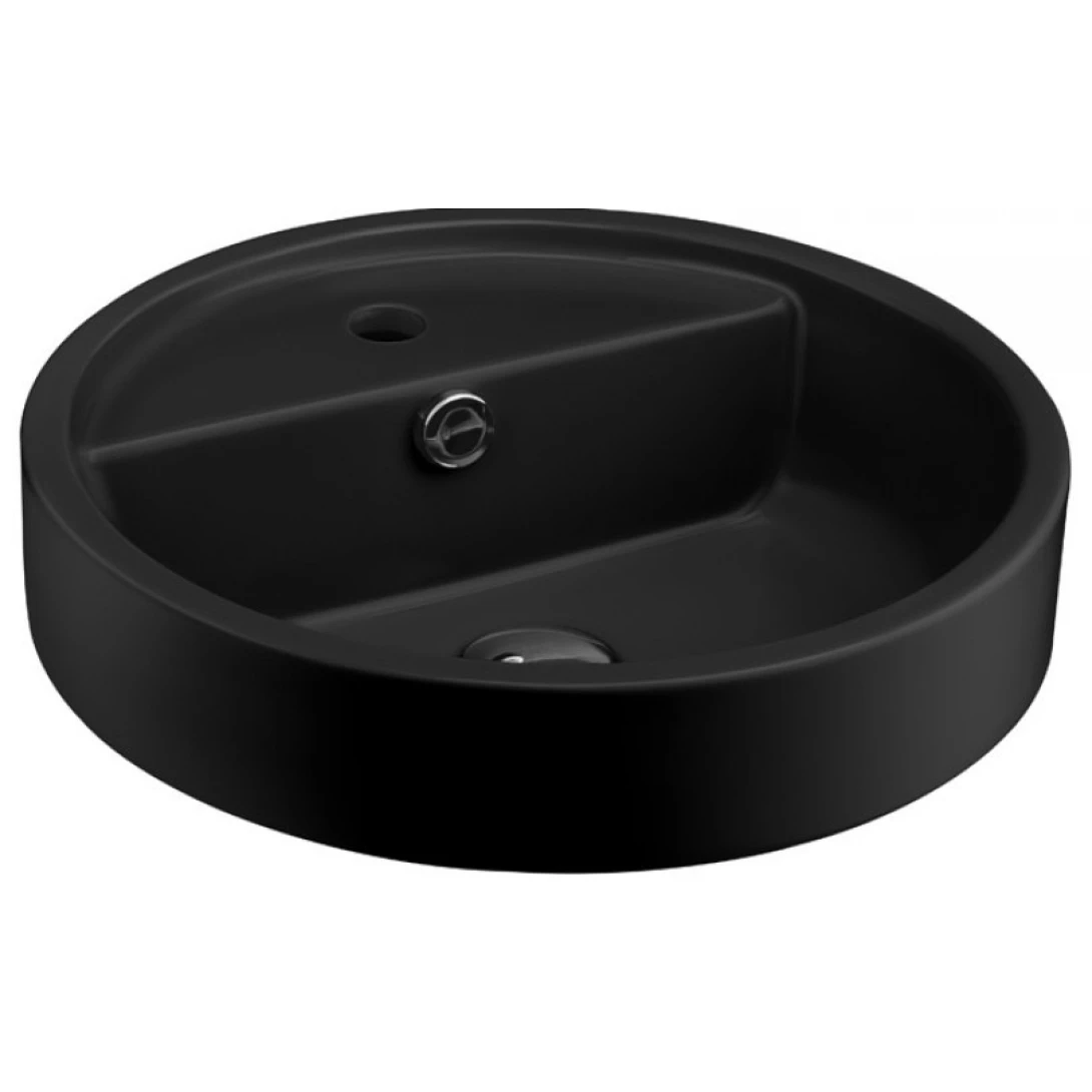 Chậu Lavabo COTTO C00380MBK Đặt Bàn GEO ROUND Màu đen