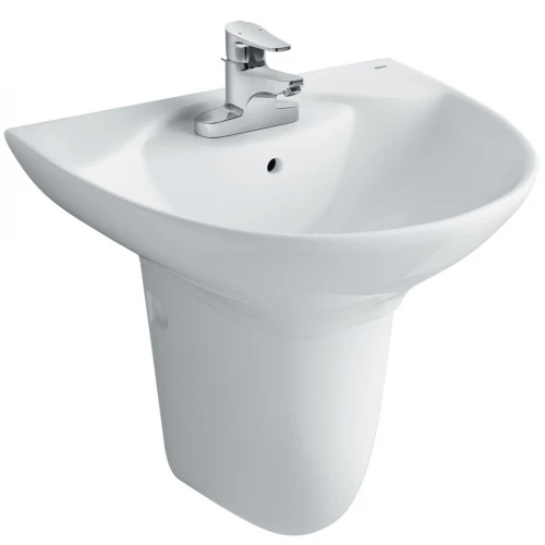 Bộ chậu rửa mặt lavabo Inax L-288V/L-288VC treo tường chân ngắn