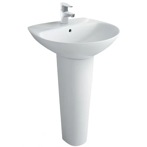 Bộ chậu rửa mặt lavabo Inax L-288V/L-288VD chân dài - Tuấn Đức