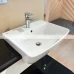Chậu Rửa Mặt Lavabo Inax L-345V (L345V) Bán Âm Chậu Rửa Lavabo