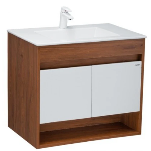 Bộ tủ chậu rửa mặt lavabo Caesar LF5032/EH05032AWV treo tường - Tuấn Đức