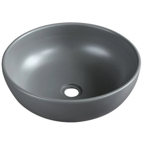 Chậu Lavabo Kanly SU517 Đặt Bàn Sứ Tròn Màu Xám 400x140 mm - Tuấn Đức