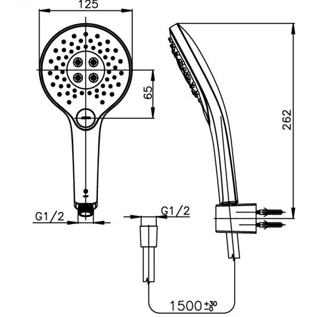 Tay Sen 3 Chức Năng COTTO ZH017(HM) Tay Sen Tắm