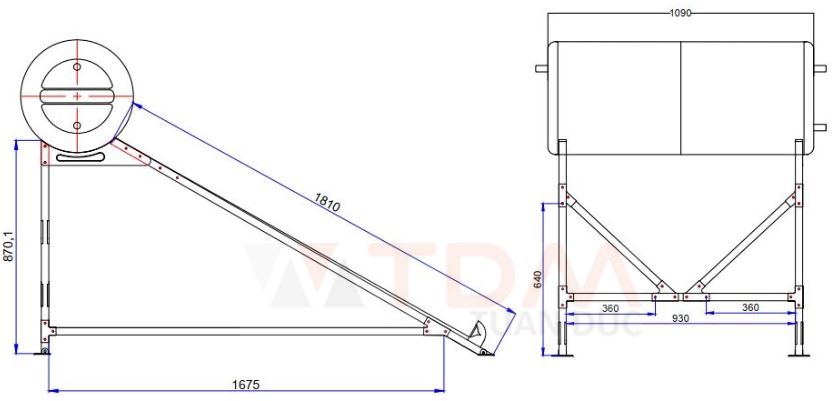 Bản vẽ kỹ thuật máy năng lượng Sơn Hà 120 L