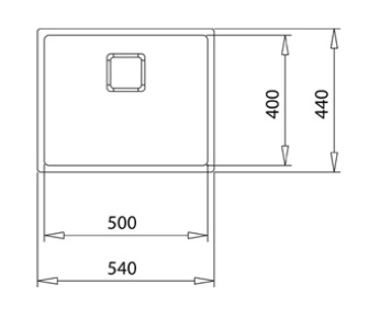 Bản vẽ kỹ thuật chậu rửa chén bát Teka FLEXLINEA RS15 50.40