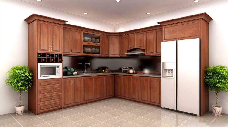 Tủ bếp đẹp chữ L 2024: Với tủ bếp đẹp chữ L 2024 được thiết kế tinh tế và hiện đại, bạn sẽ không chỉ có một không gian bếp đẹp mắt mà còn cực kì tiện nghi và thoải mái trong việc sử dụng. Với những đường nét cắt chỉ sắc sảo, tủ bếp chữ L 2024 sẽ trở thành điểm nhấn cho không gian sống của bạn.