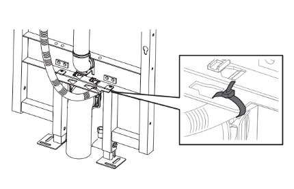 Bước 4: Bảo vệ dây cấp nguồn (Băng tầng)