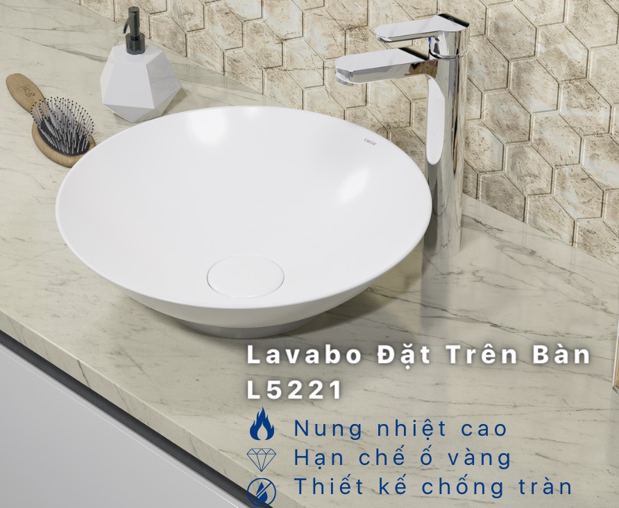 lavabo Caesar đặt bàn