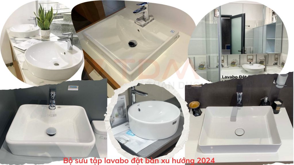 Kiểu lavabo đặt bàn